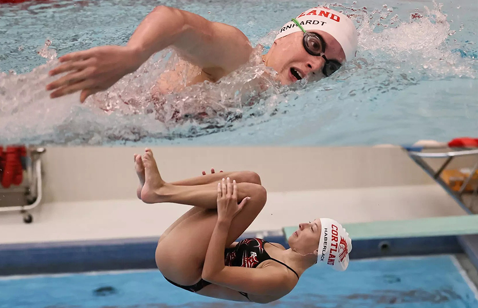 Cortland Sweeps SUNYAC Women's Swimming & Diving Weekly Honors
