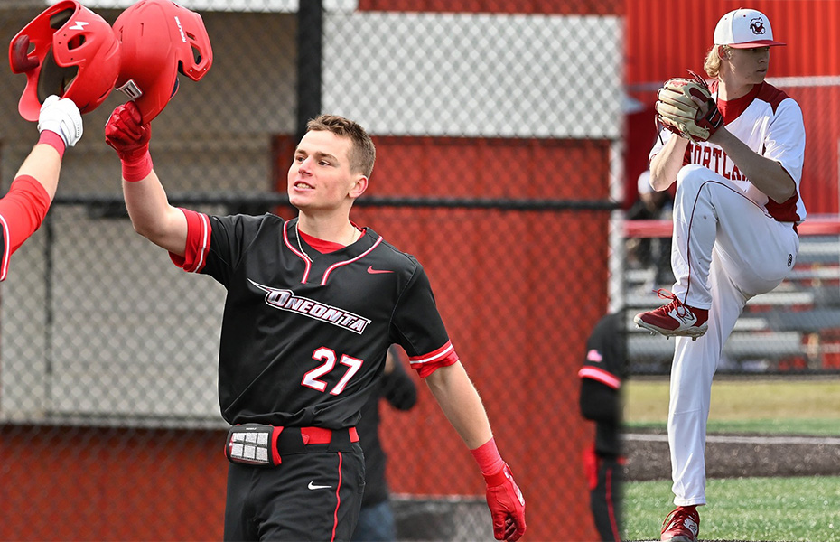 Dwyer and Lynch Take SUNYAC Baseball Weekly Honors