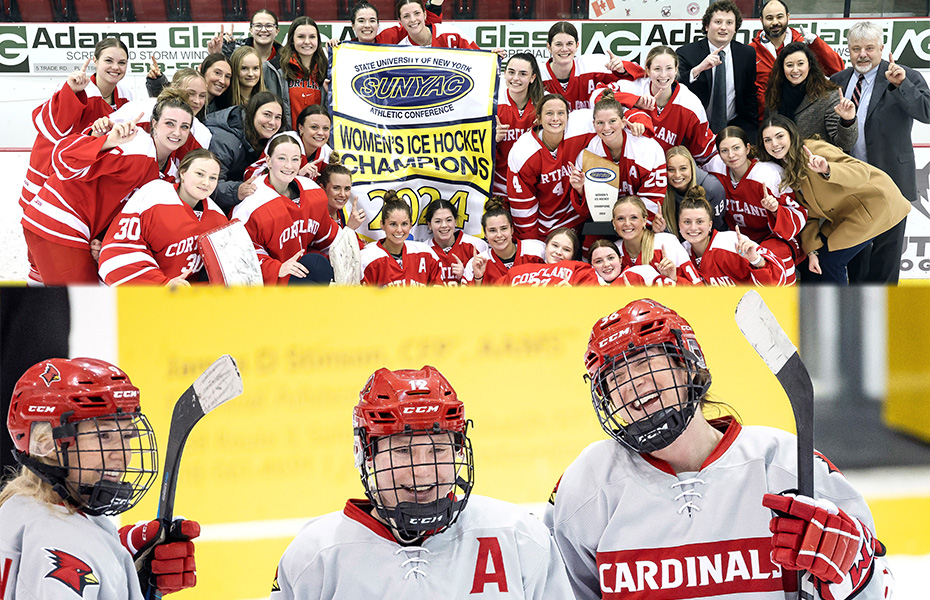 Cortland and Plattsburgh Tied at No. 1 in 2024-25 SUNYAC Women's Ice Hockey Preseason Poll
