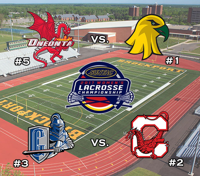 SUNYAC women's lacrosse semifinal matchups set for Friday