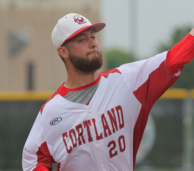 Cortland Baseball Blanks Earlham at NCAA Regional, 2-0, Behind Casey Two-Hit Shutout