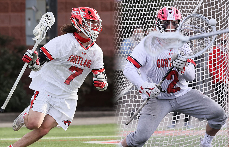 Cortland Sweeps Men's Lacrosse Weekly Awards