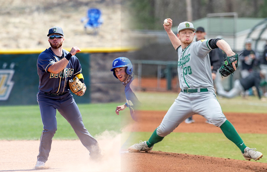 Enos and Huffman awarded PrestoSports Baseball Weekly Honors