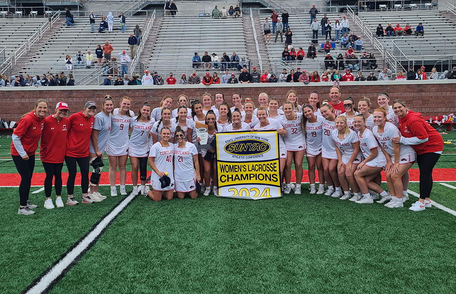 Cortland Wins 2024 SUNYAC Women's Lacrosse Championship