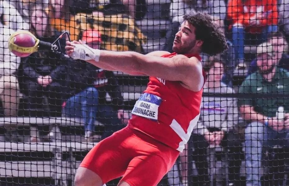 Brunache Breaks School Record and Earns First Team All-America Honors; Jeffes and 4x400 Relay Qualify for Finals on Day One of NCAA Indoor Track and Field Championships