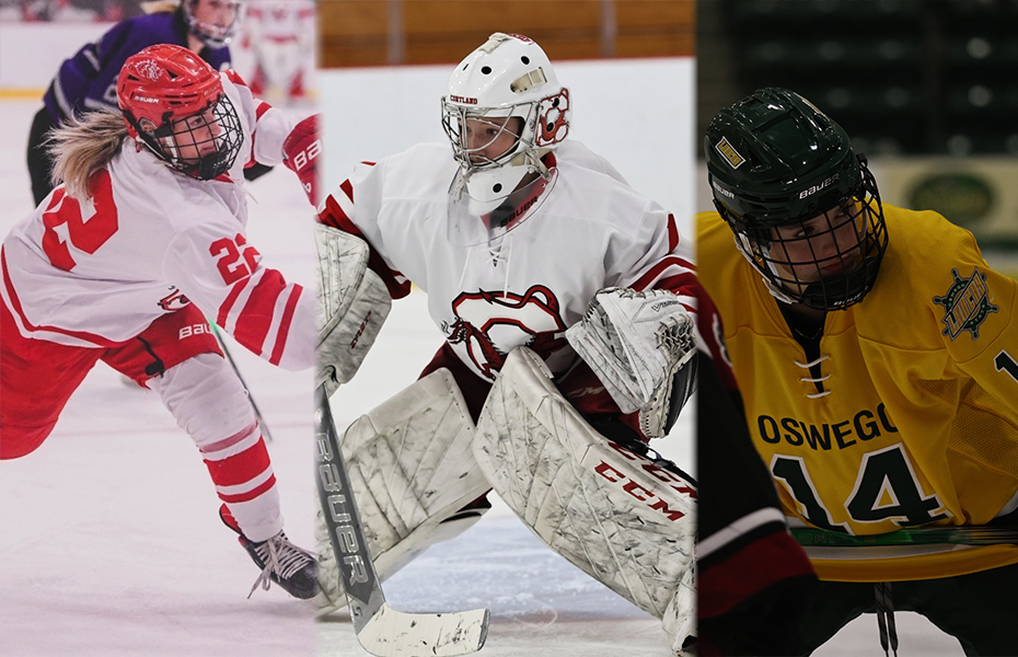 Kopek, Goergen and Smith Tabbed SUNYAC Women's Ice Hockey Athletes of the Week