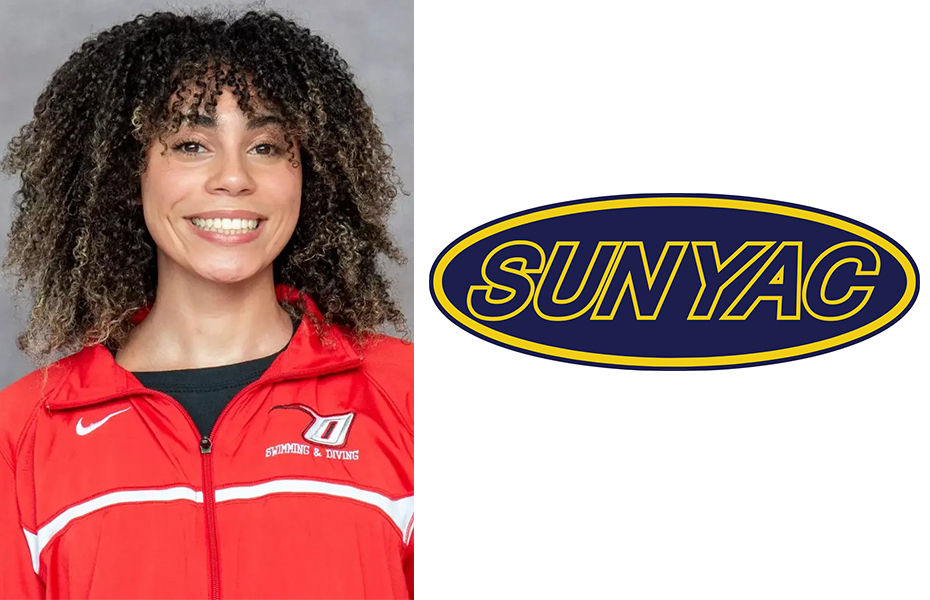 Gibson and Bardin Tabbed SUNYAC Women's Swimmer and Diver of the Week