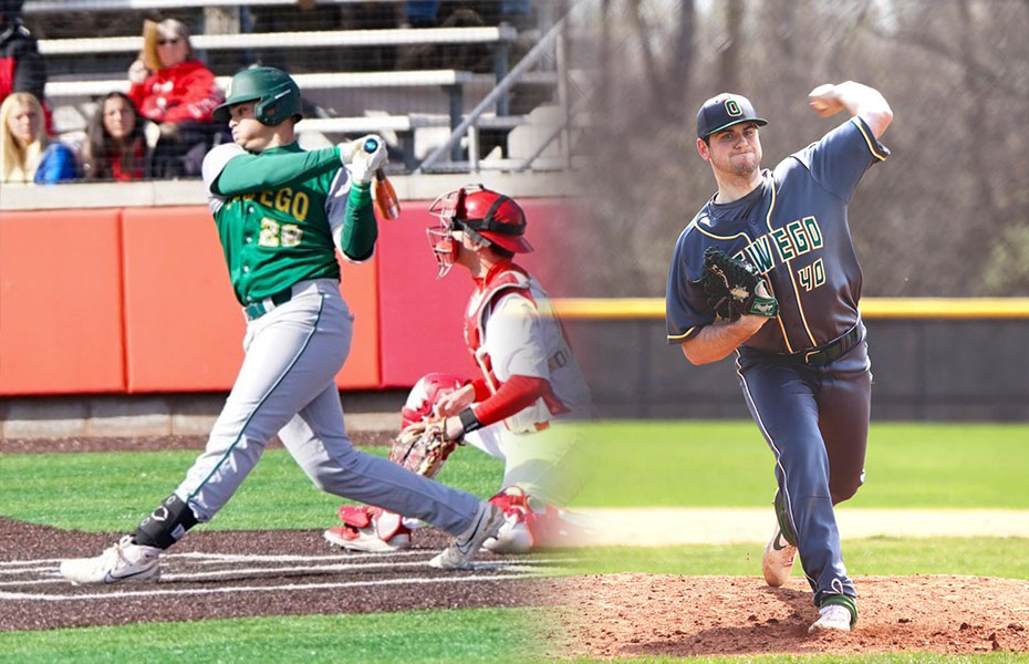 Oswego Sweeps SUNYAC Baseball Weekly Honors
