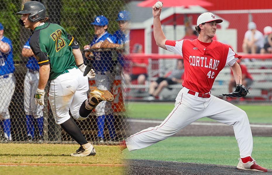 Pastore and McCarthy Tabbed SUNYAC Baseball Athletes of the Week