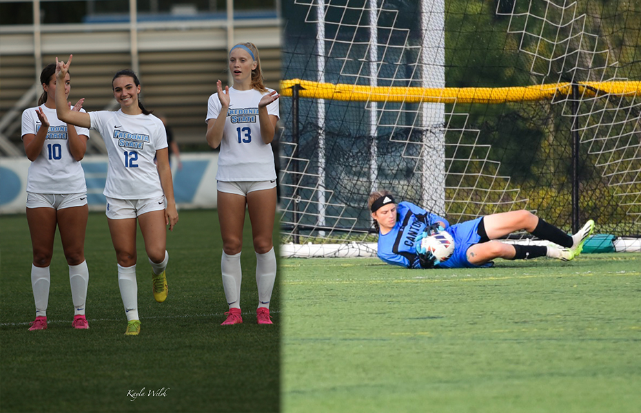 Payne and Williams Take SUNYAC Women's Soccer Weekly Awards