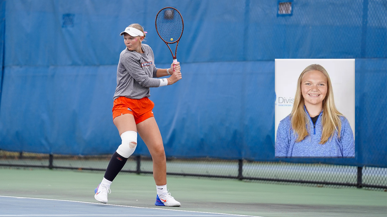 Isabel van der Veen Tabbed 2025 SUNYAC Women's Tennis Scholar Athlete of the Year