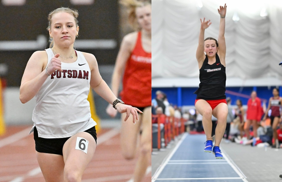 Yousey and LaReddola Named SUNYAC Women's Indoor Track & Field Athletes of the Week