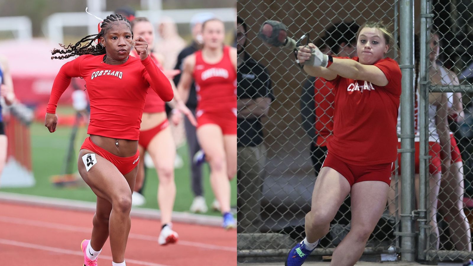 Cortland's Pittman and McMasters Earn SUNYAC Women&rsquo;s Outdoor Track & Field Weekly Honors