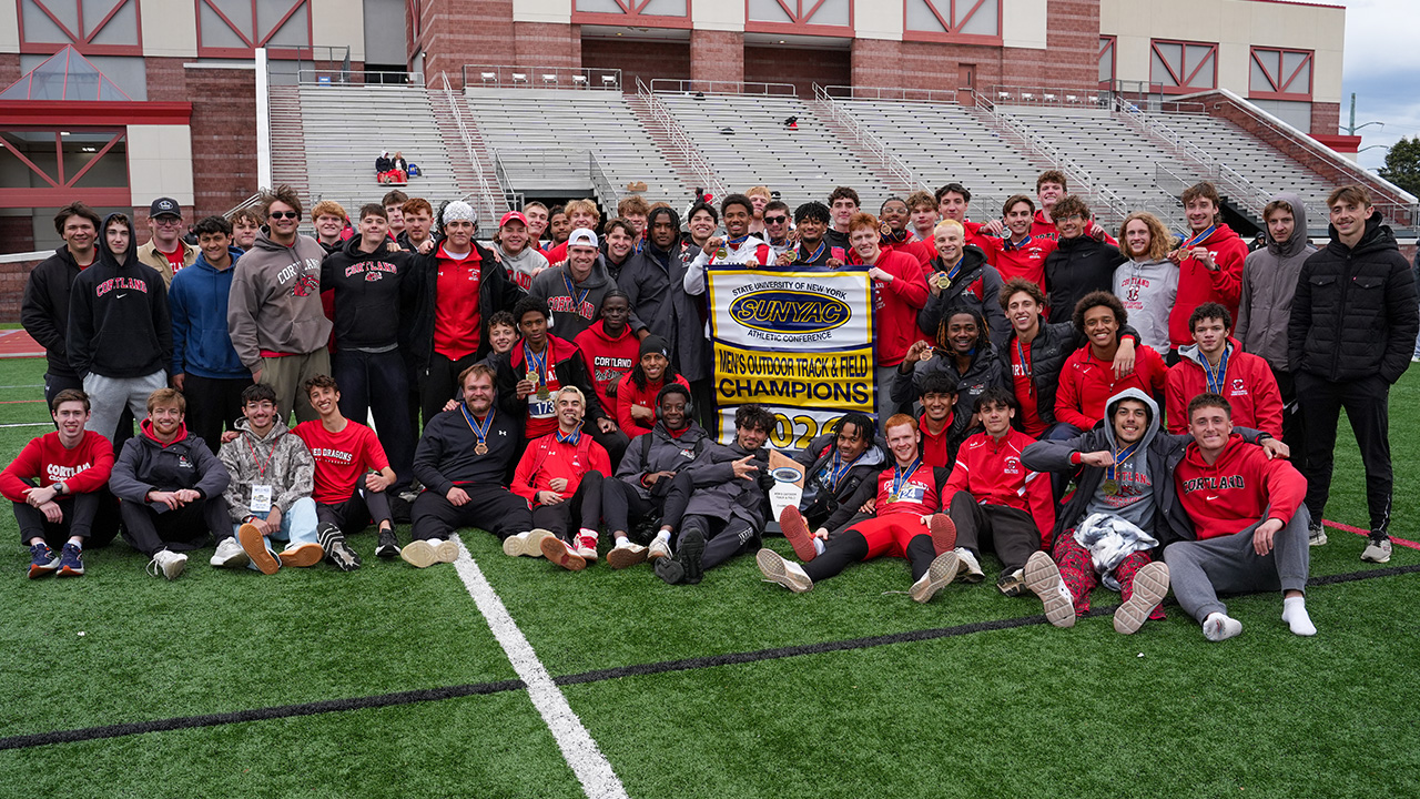 Cortland Takes 2026 SUNYAC Men's Outdoor Track & Field Championship Crown