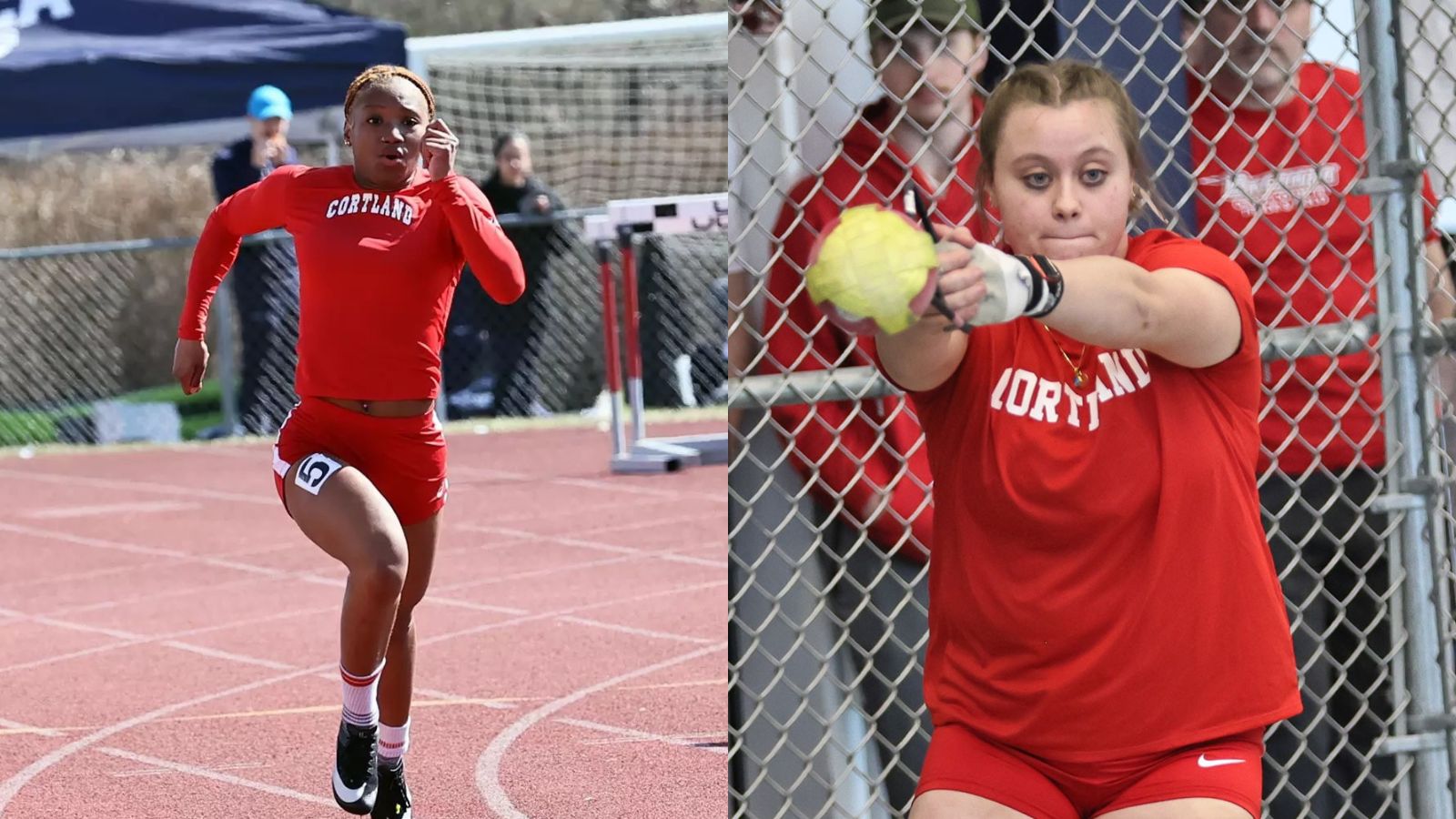 Pittman and McMasters Claim SUNYAC Women&rsquo;s Outdoor Track & Field Weekly Honors