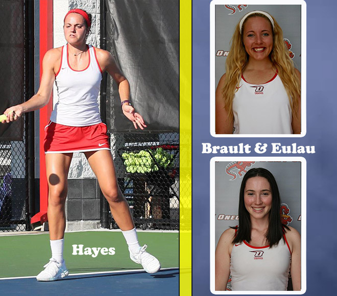 Oneonta and Cortland pick up SUNYAC tennis weekly awards
