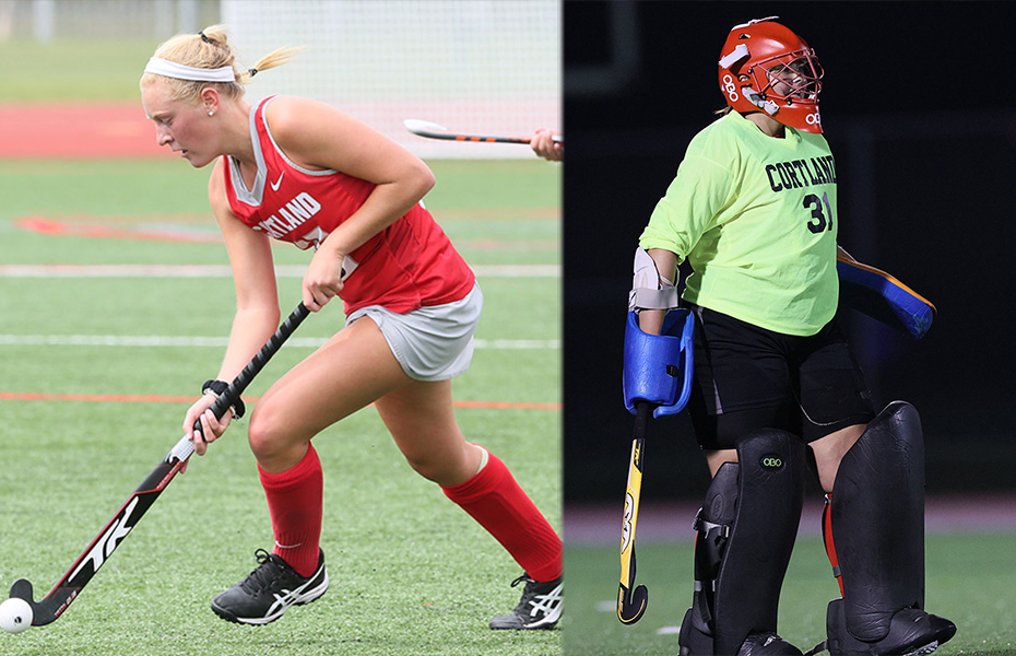 Cortland's Fox and McGuinness Tabbed PrestoSports Field Hockey Athletes of the Week