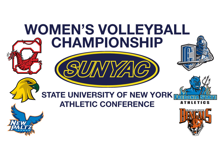 2021 SUNYAC Volleyball Bracket Set; Cortland No. 1