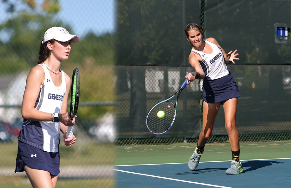Geneseo's Tobin and Pipes Earn SUNYAC Women's Tennis Weekly Honors