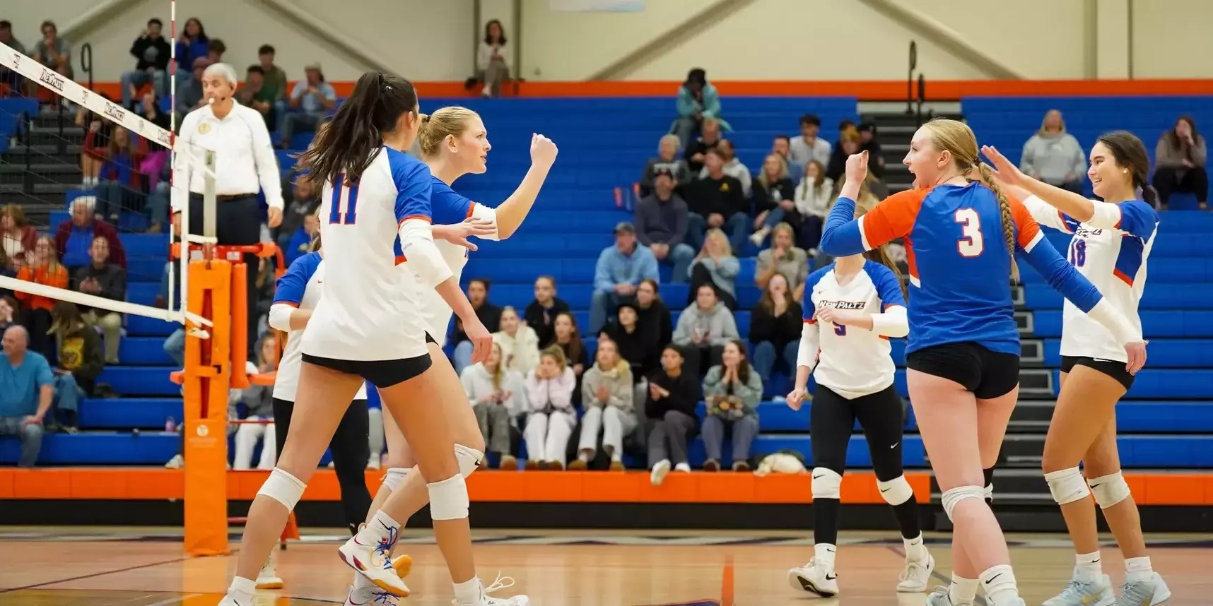 New Paltz Women&rsquo;s Volleyball Sweeps Morrisville in SUNYAC First Round