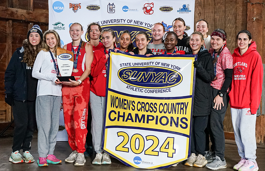Cortland Wins 2024 SUNYAC Women's Cross Country Championship